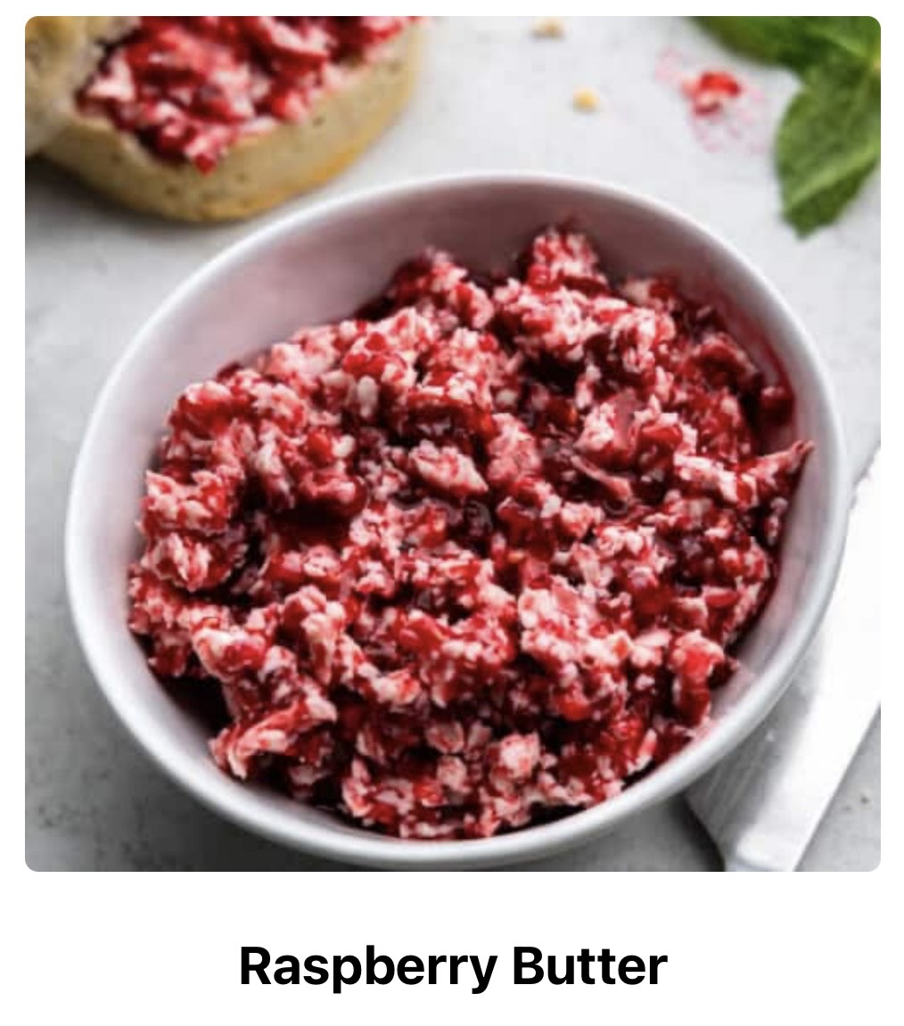 Raspberry Butter